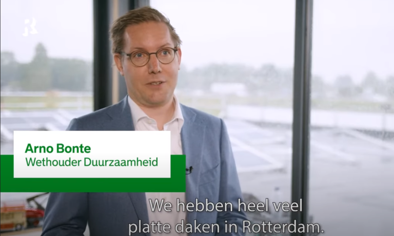 Arno Bonte van Gemeente Rotterdam op bezoek bij RABLE